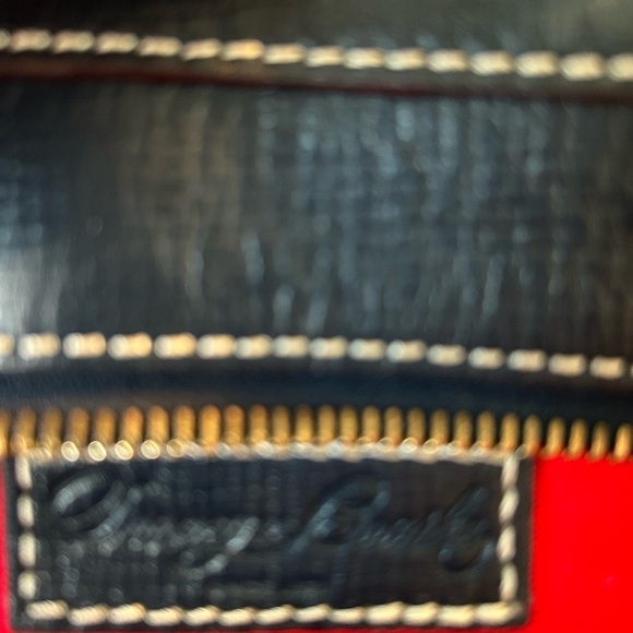 Dooney  & Bourke NWOT Navy Signature Embossed Leather Shoulder Bag - Picture 7 of 10